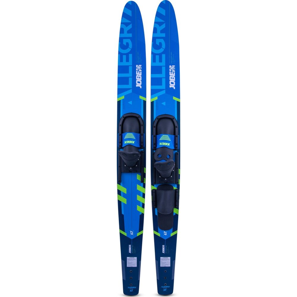 Jobe Allegre 67" Combo Waterskis Blue - Image 2