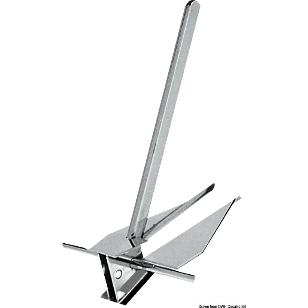 Ancora tipo Danforth inox 7 kg