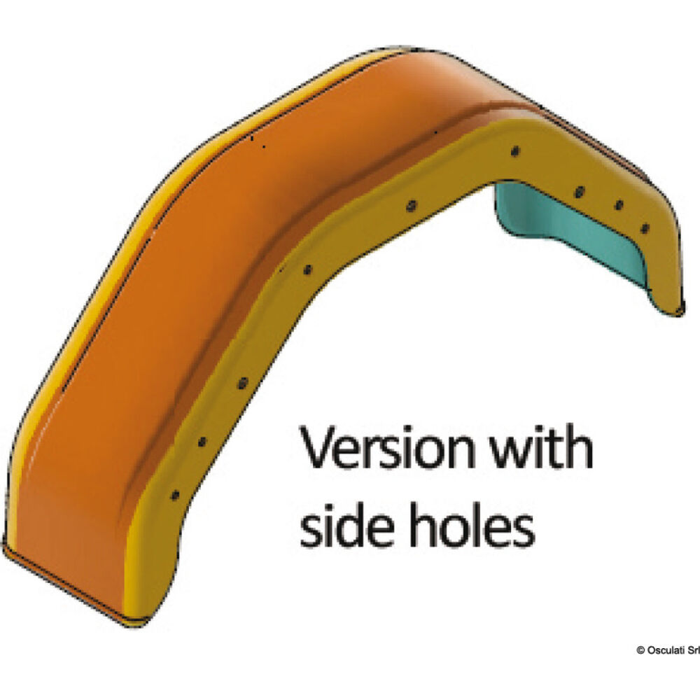 Moplen mudguard, 12"/13" wheels w/side holes