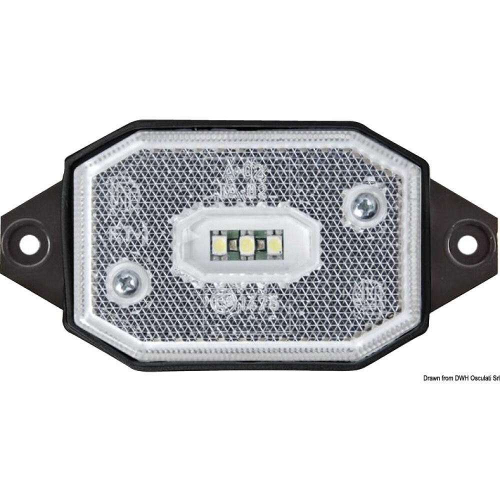 LED front white light w/bracket