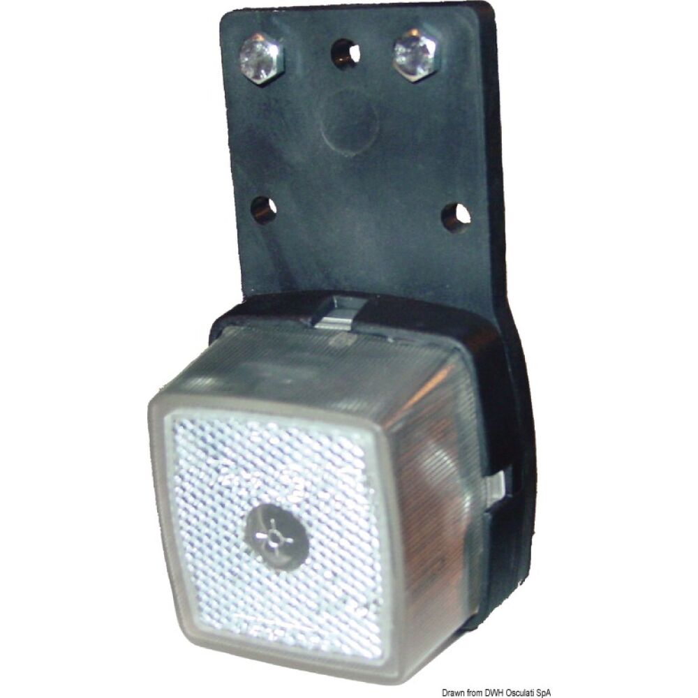 Clearance light rubber base white