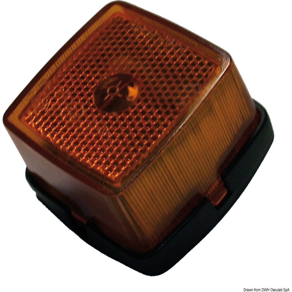 Side light orange retroreflector