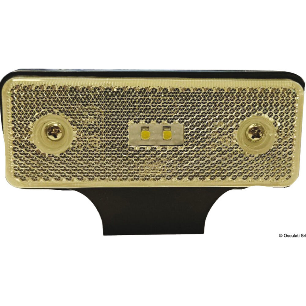 Fanale laterale posteriore arancio LED 12/24