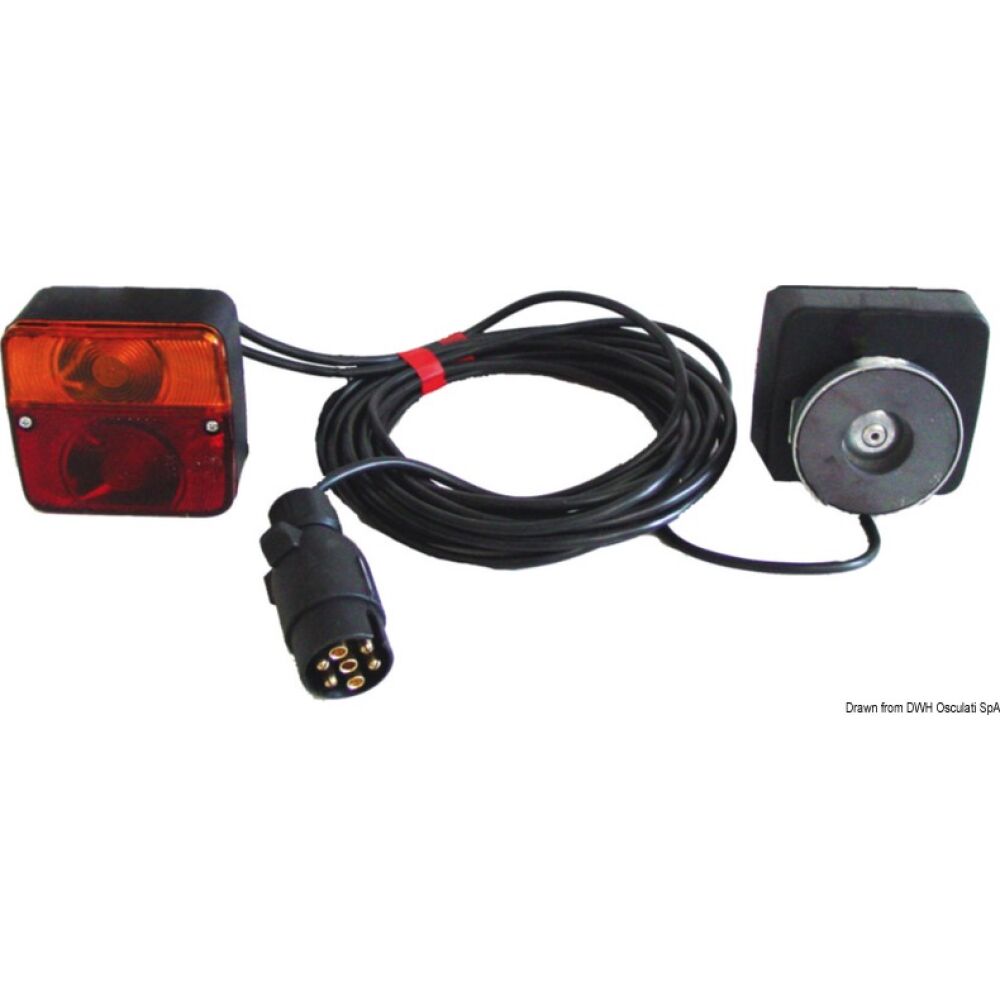 Rear light kit magnetic mounting