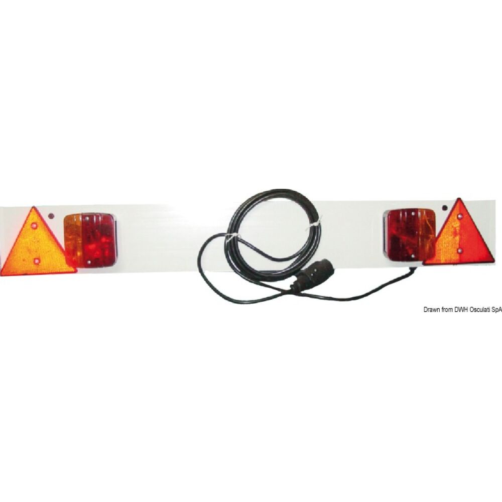 Barra posteriore in plastica con luci 120 cm