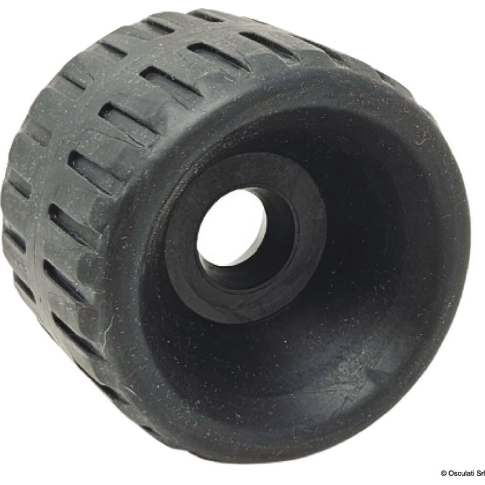 Side roller, black 104x80 mm Ø hole 21 mm