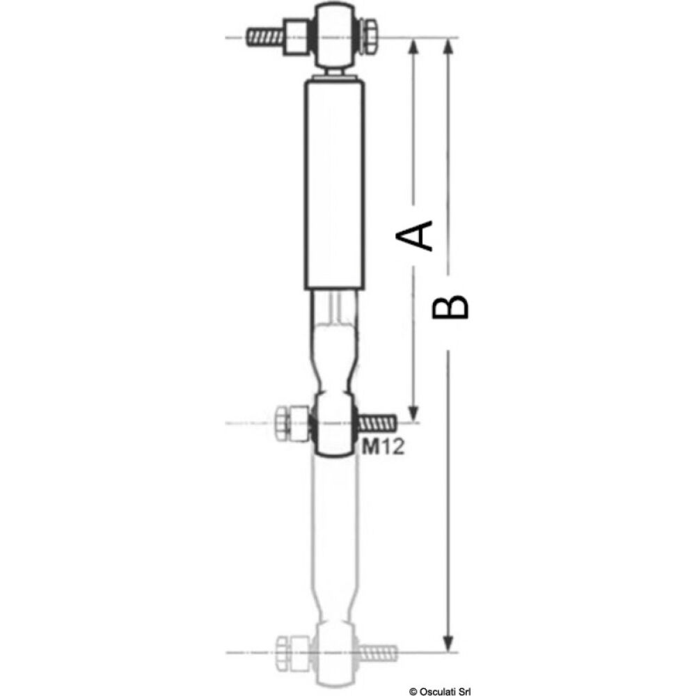 Ammortizzatore per Al-ko 1500 kg/3000 kg