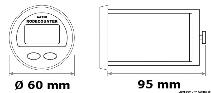 Contametri Lewmar AA150 (funzioni base)