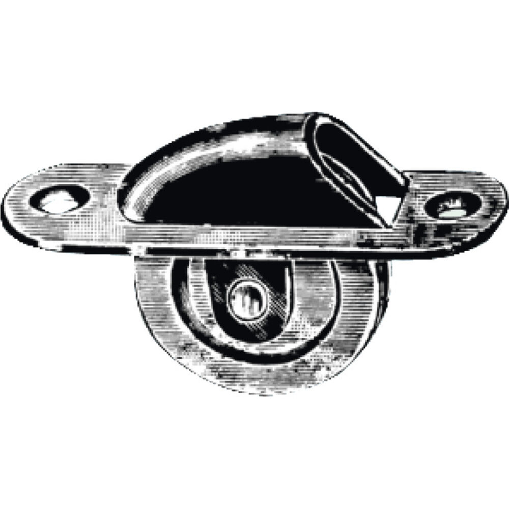 Carrucola da incasso 60 mm