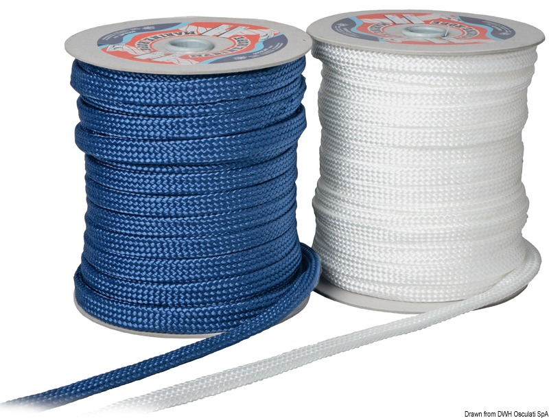 Piattina per parabordi 10 mm x 50 m blu