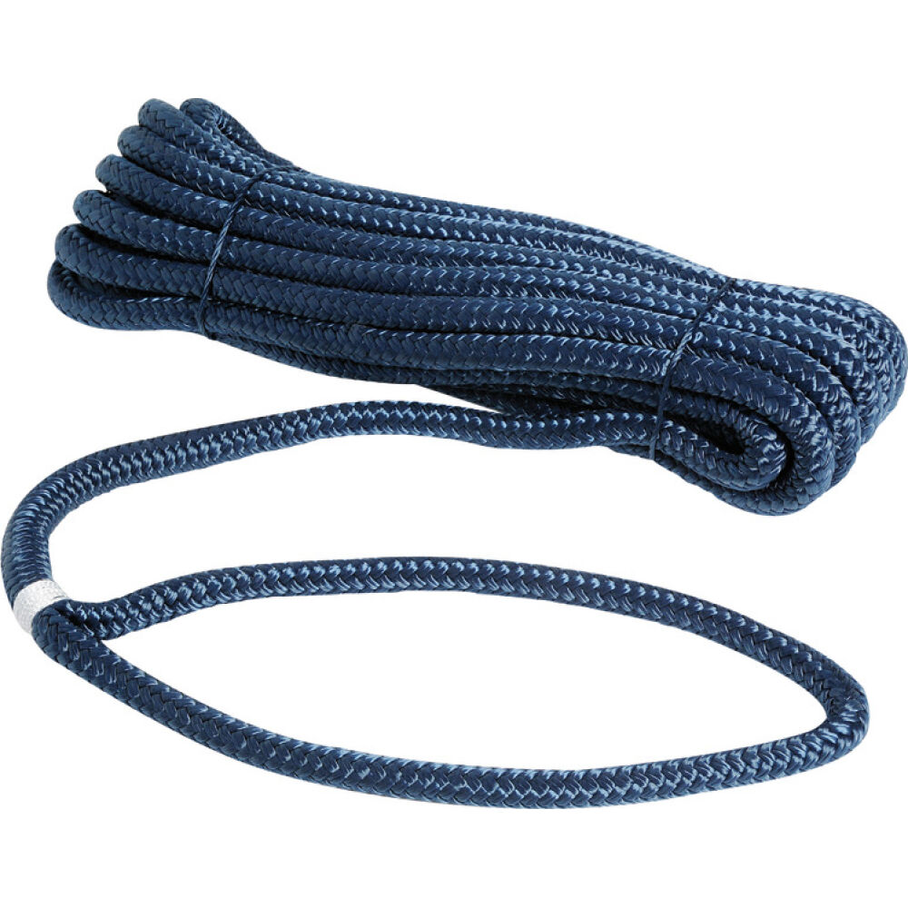 Mooring line with eye navy blue 14 mm x 9 m