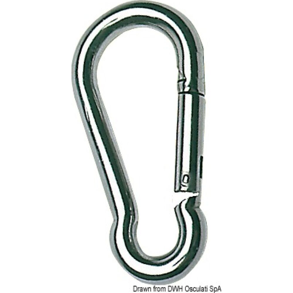 Carabiner hook AISI 316 4 mm