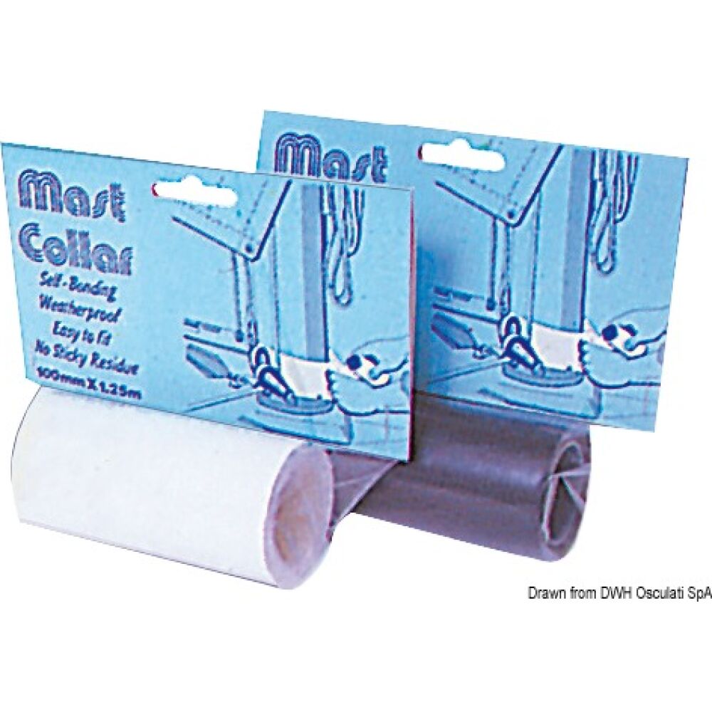 MastCollar tape to seal the foot mast white
