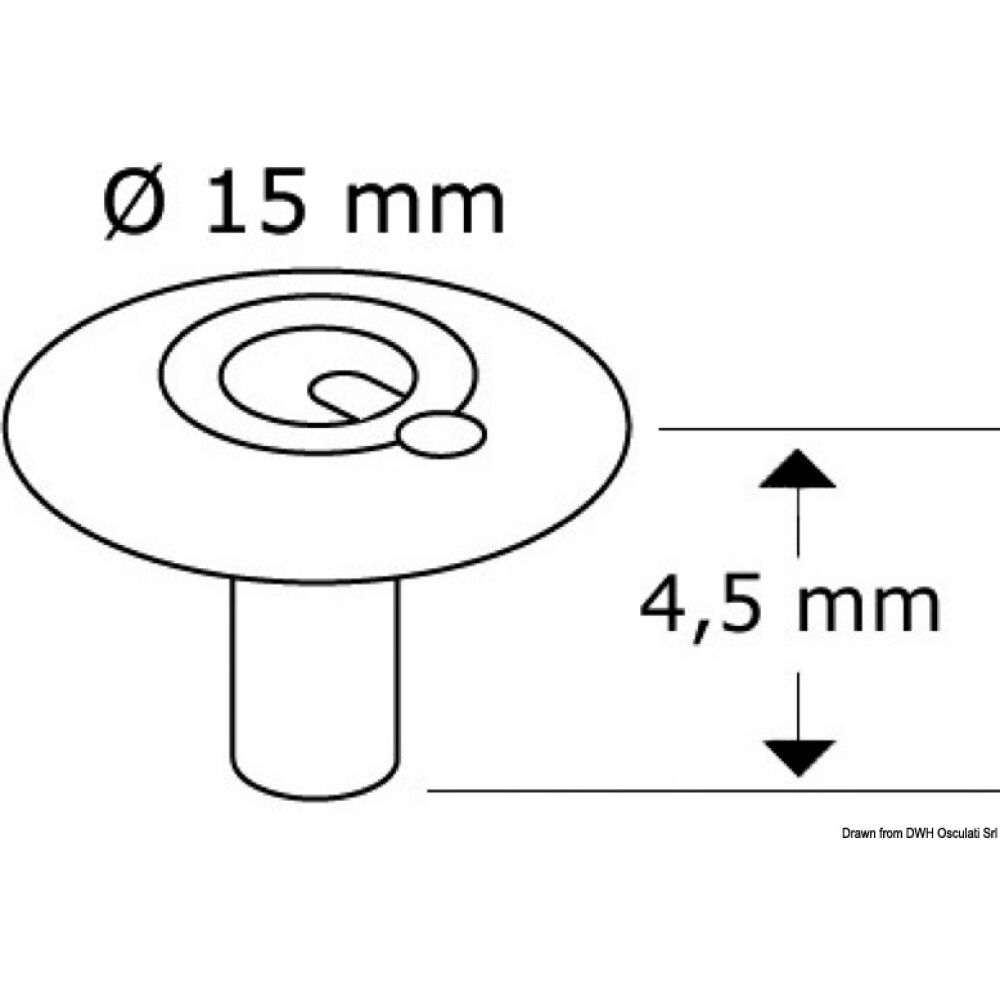 Q-CAP A/4-4 snap fastener