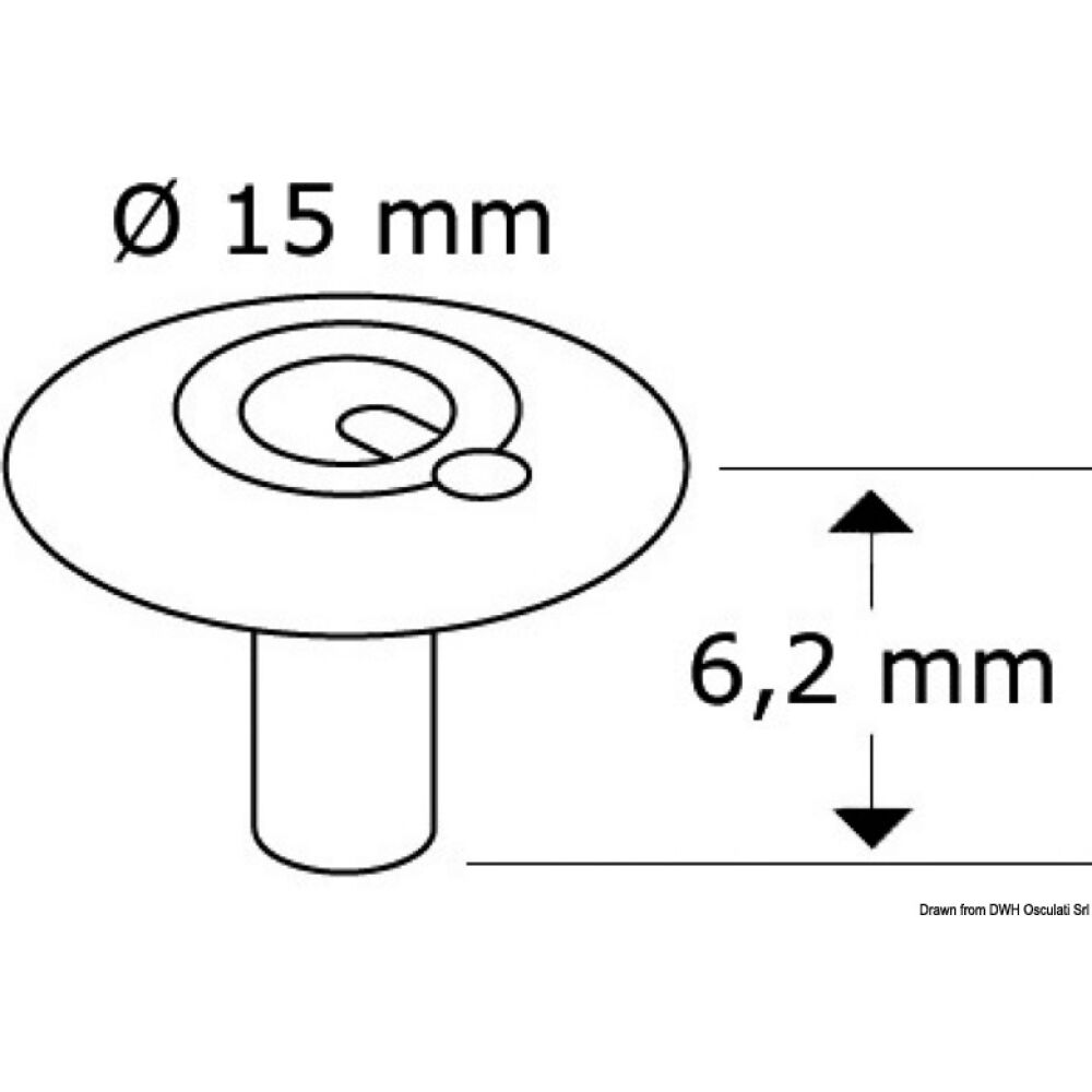 Q-CAP A/6-2 snap fastener