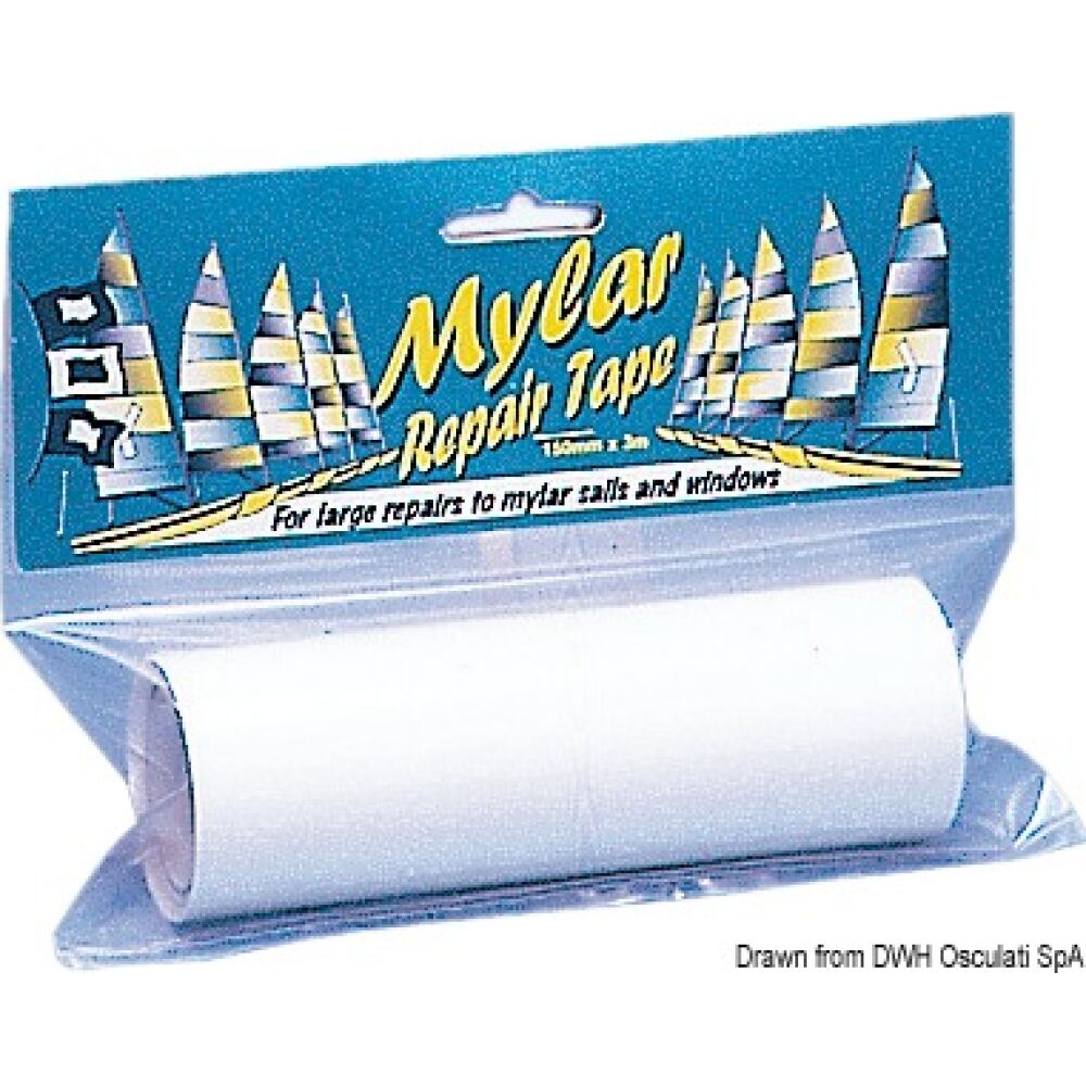Mylar transparent tape f. repairs 150 mm x 3 m