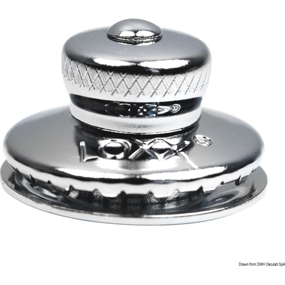 Loxx female snap fastener chromed brass 11 mm