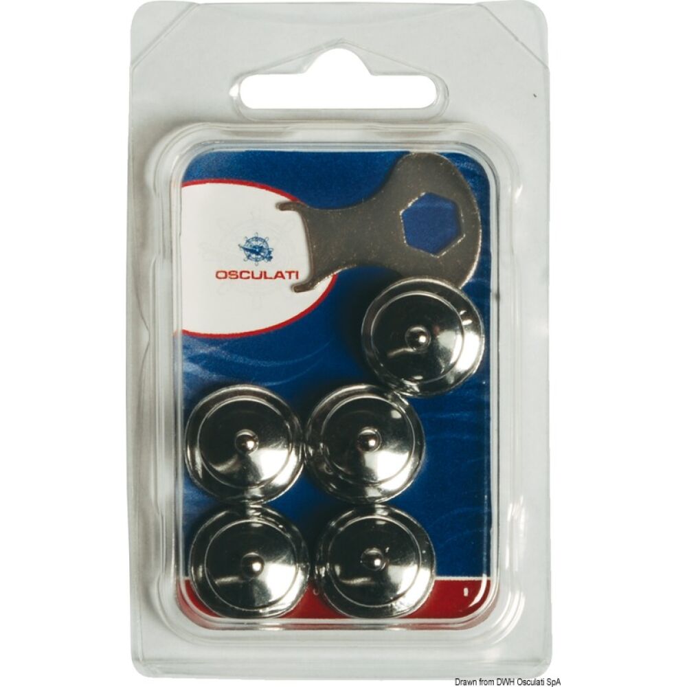 Loxx female snap fasteners Blister N. 5