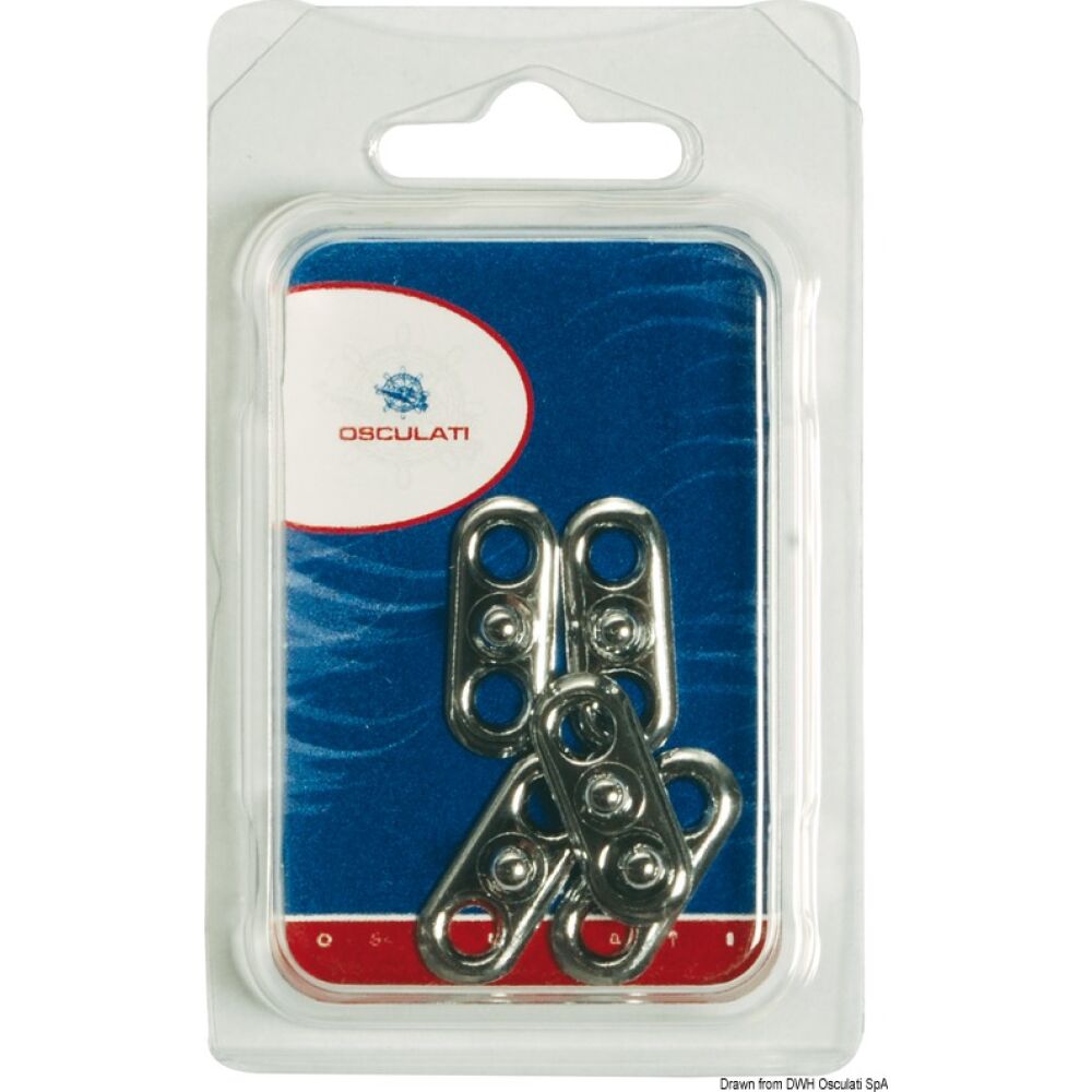 Loxx male snap fasteners + plate Blister N. 5