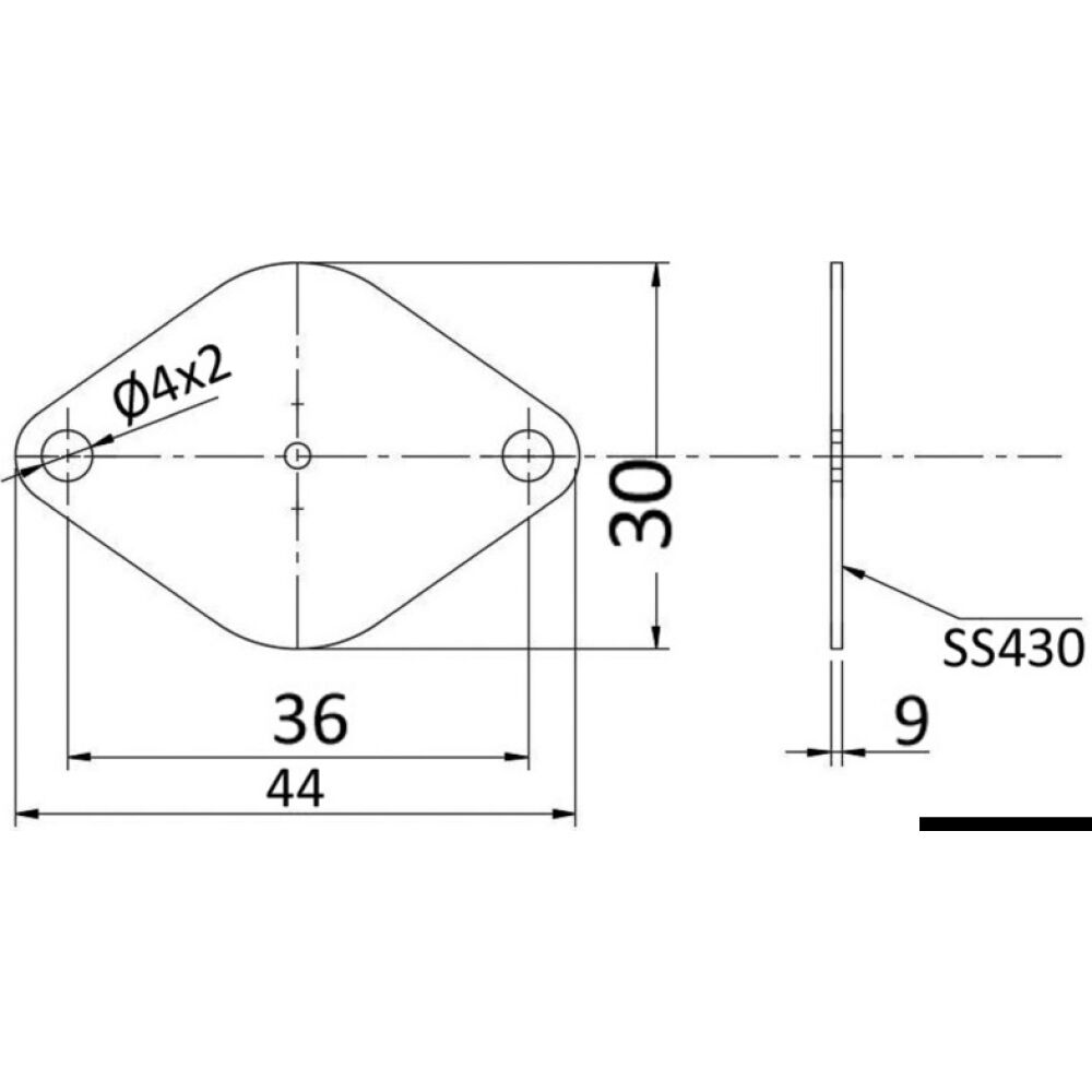 FOAM ANCHOR adhesive magnetic anchor SS plate