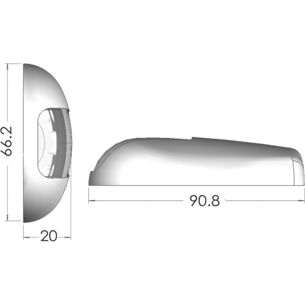 Fanale LED Sea-Dog 135° solo 12 volt