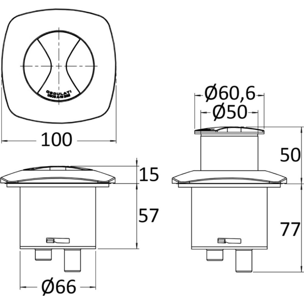 Luce di via bicolore a scomparsa Borea