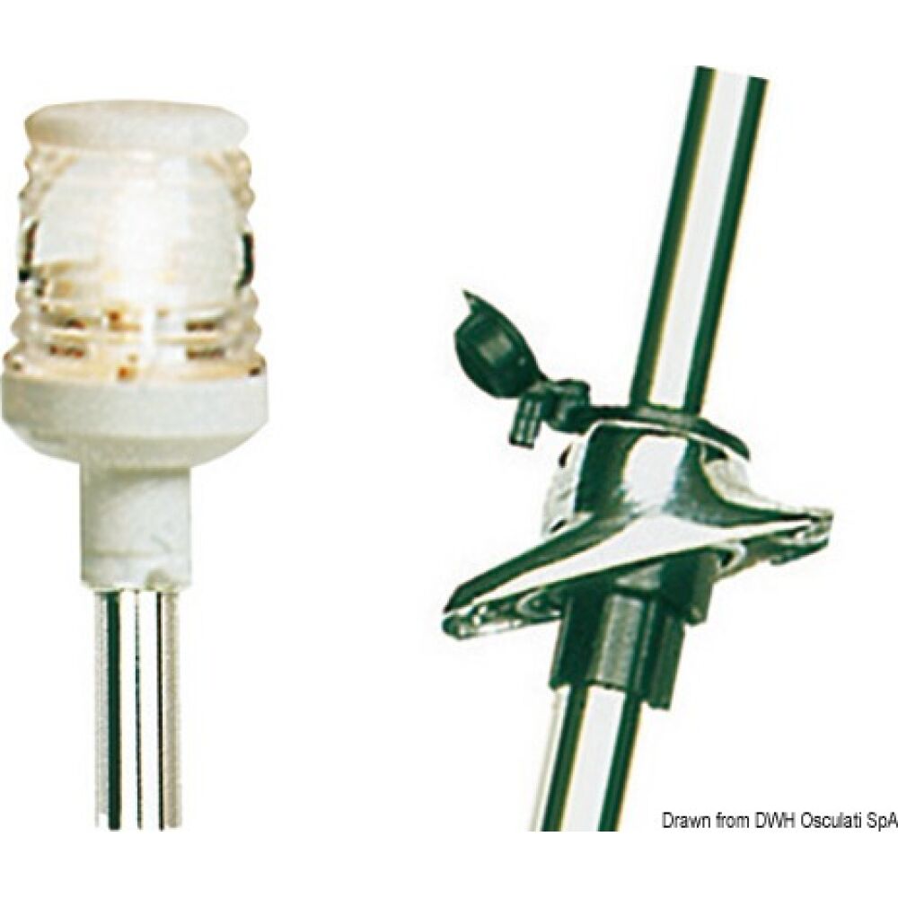 Asta 360° 60 cm standard fanale bianco