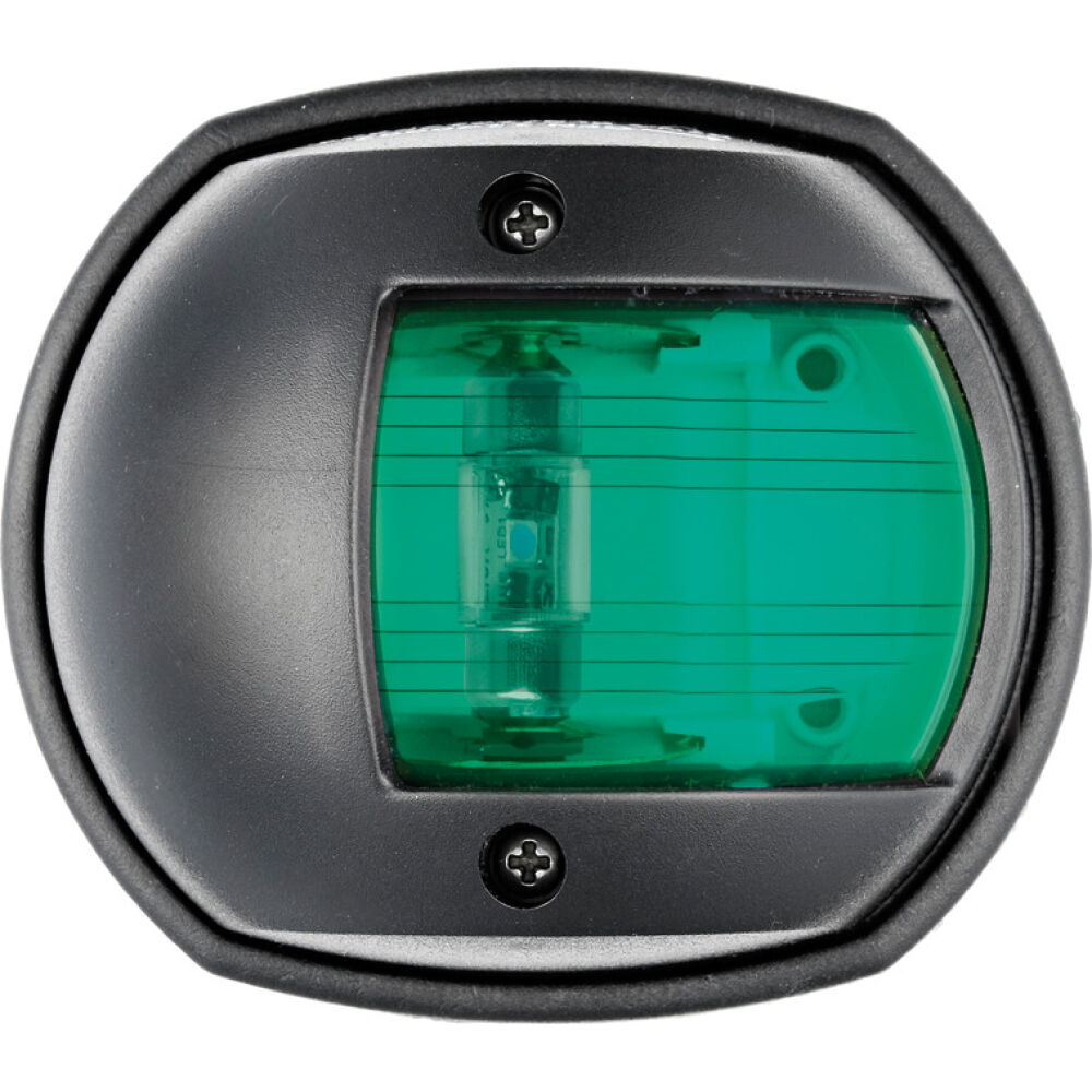 Compact black/112.5° right led navigation light