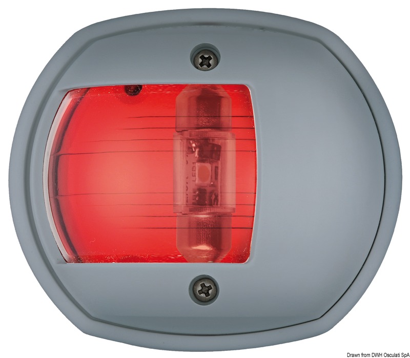 Fanale Compact LED sinistro RAL 7042