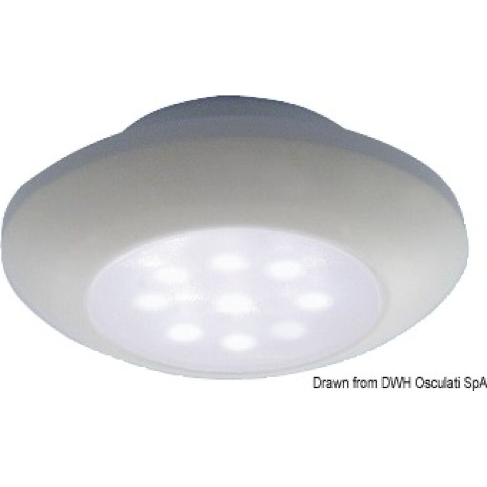 Watertight white ceiling light, white LED light