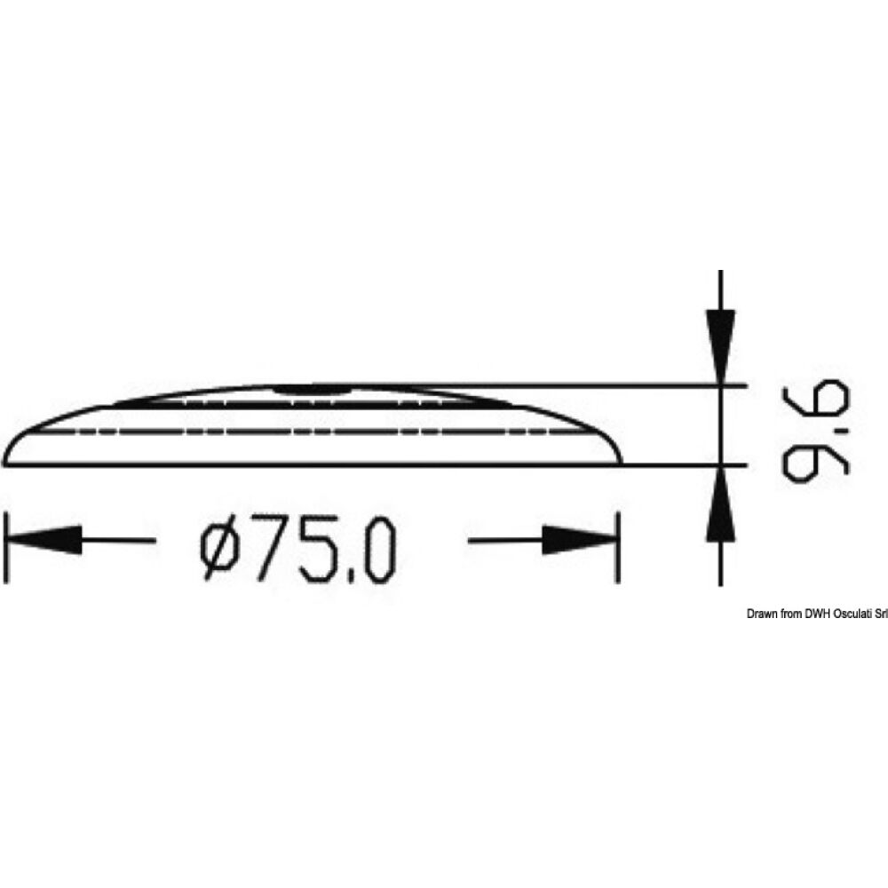 Ceiling light w/ 3 white LEDs