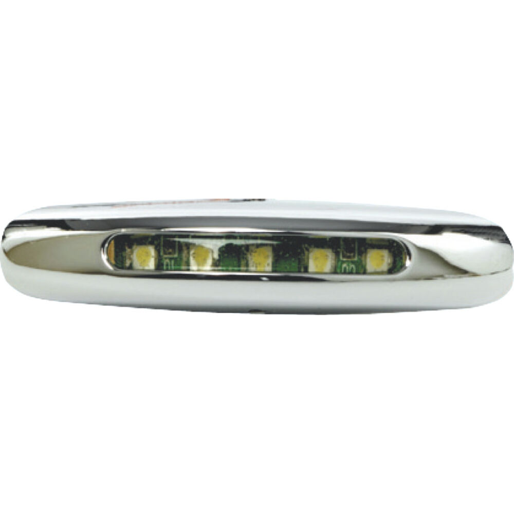 Luce cortesia cromata 5 LED bianchi