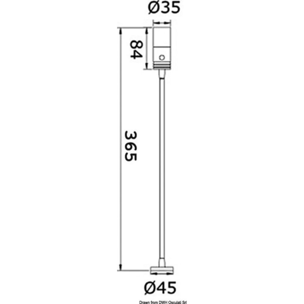 Articulated LED spotlight for bedhead