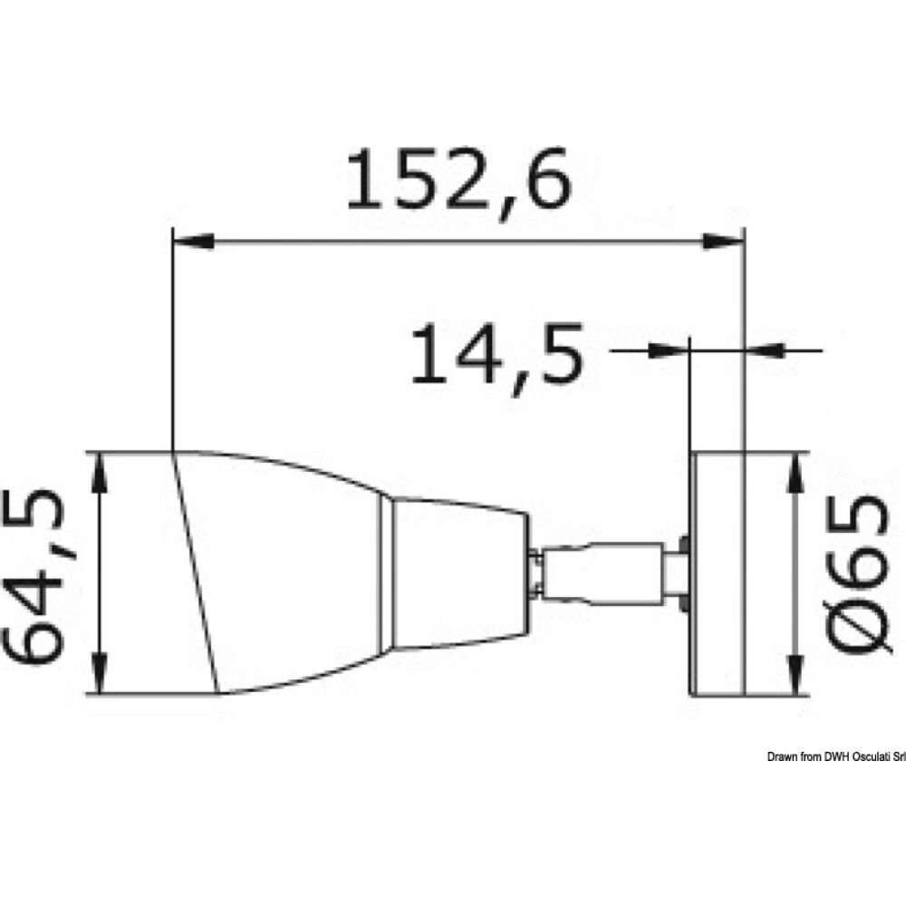 LED spotlight, SS body