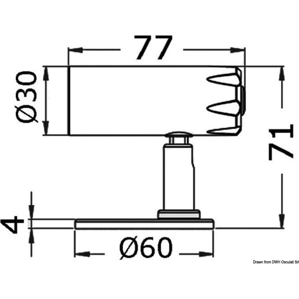 Kuma articulated LED light High Power 12/24 V