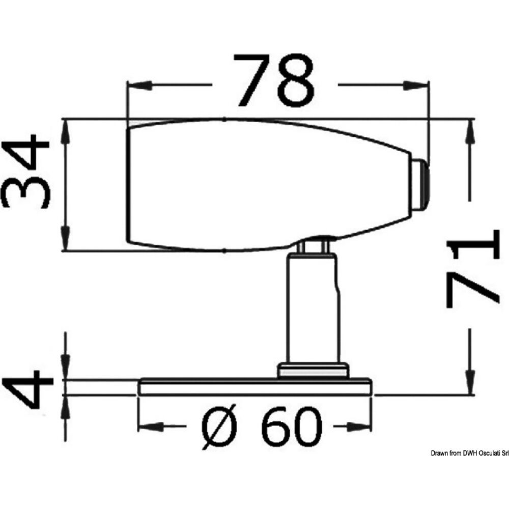 Rana articulated LED light High Power 12/24 V