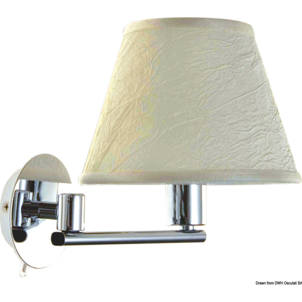 Maia articulated spotlight chromed brass