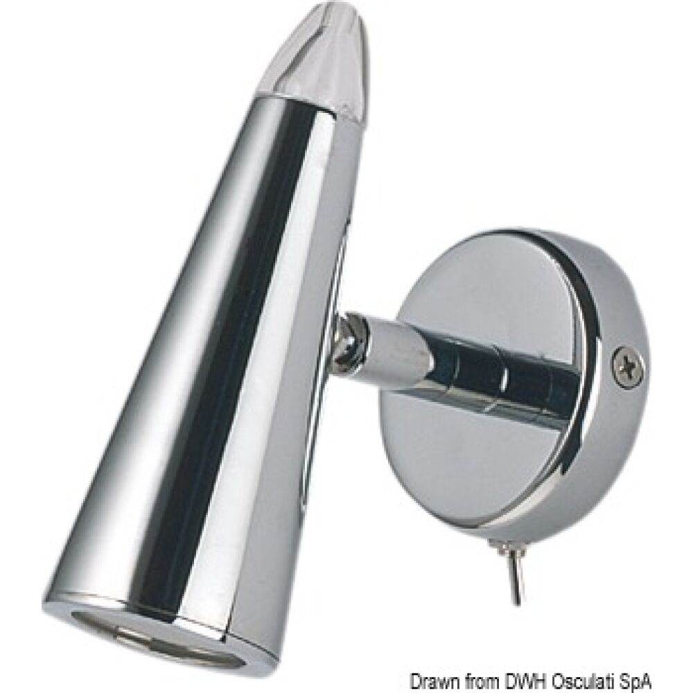 Argo spotlight chromed brass