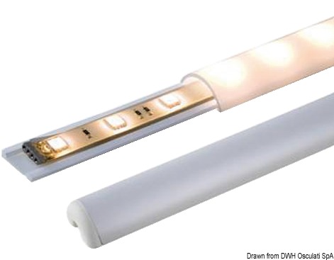 Profile to incorporate LED strips 1000 mm