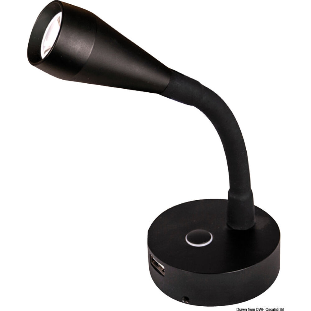 BATSYSTEM Leis LED black spot light 12V 3W