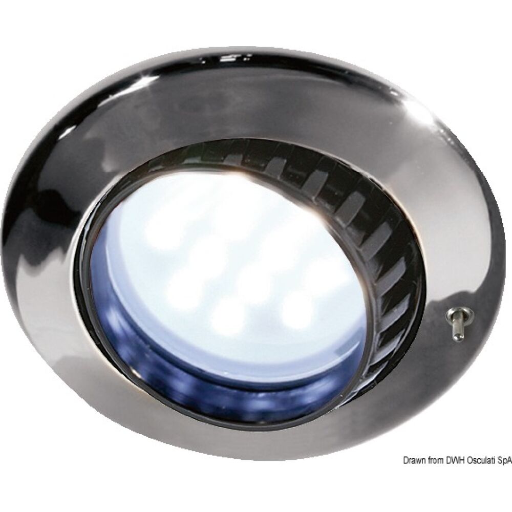 Batsystem Comet spotlight chromed ABS 9 LED