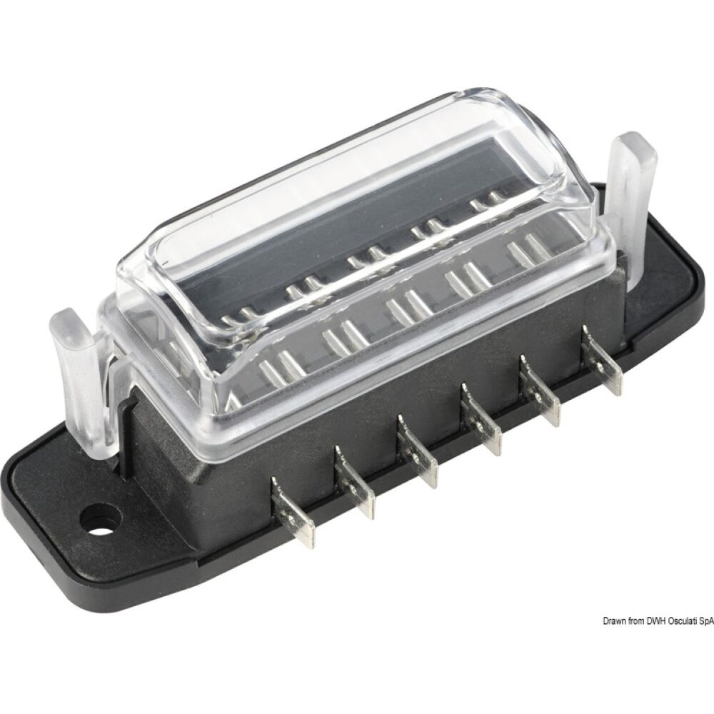 Watertight blade fuse holder box 6 housings