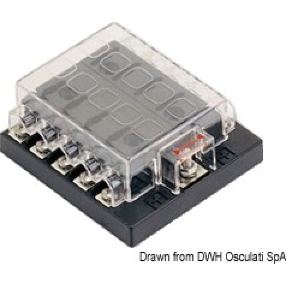 Blade fuse holder box 10 seats