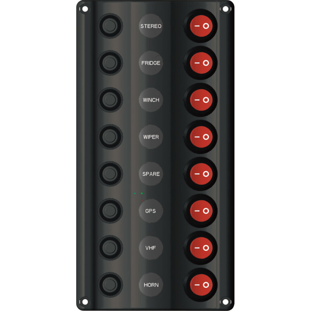 Wave electric control panel 8 switches