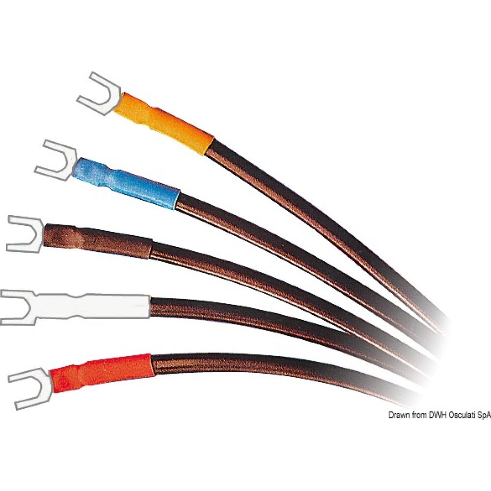 Guaina termoretraibile nera 6,4 mm