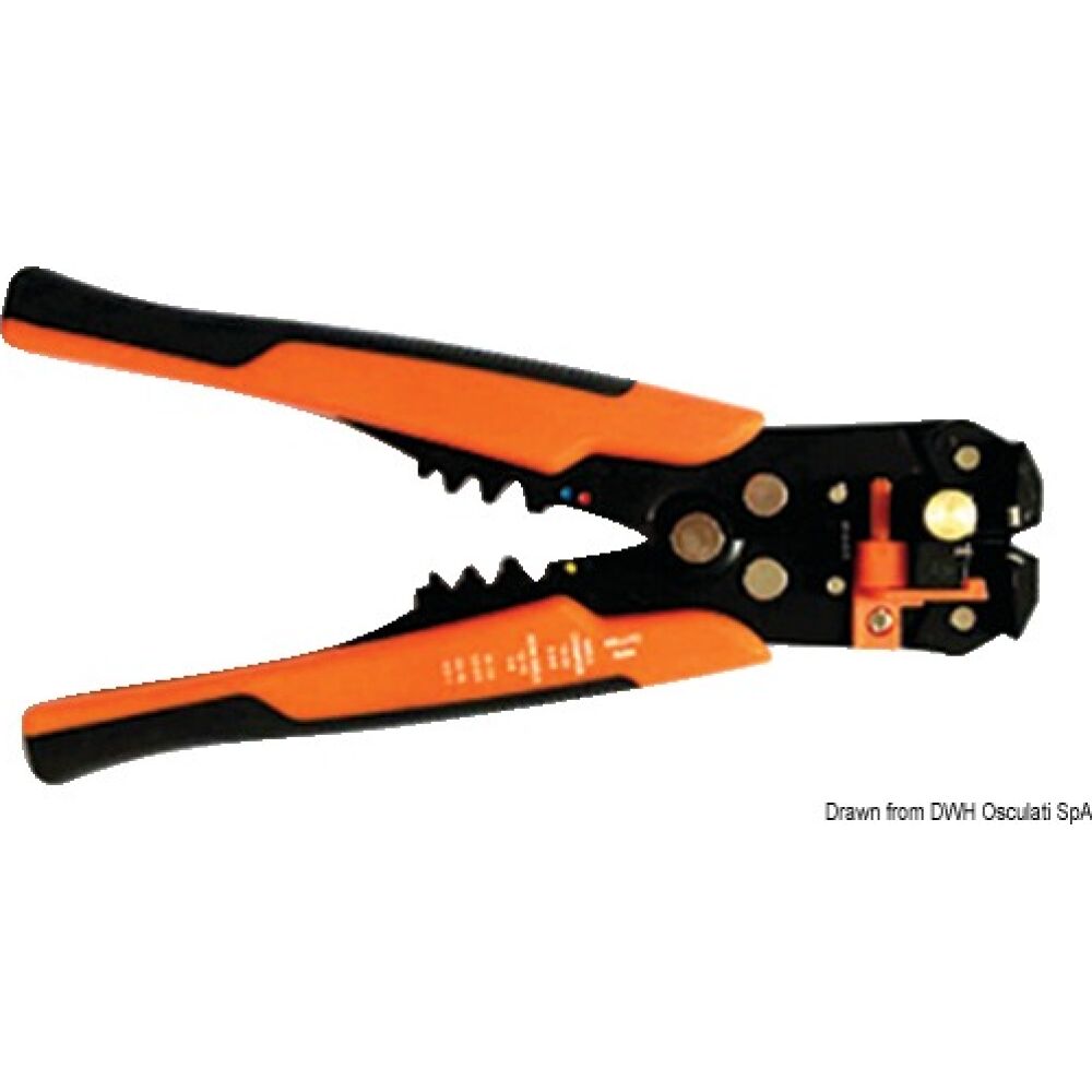 Crimping pliers and cable stripper