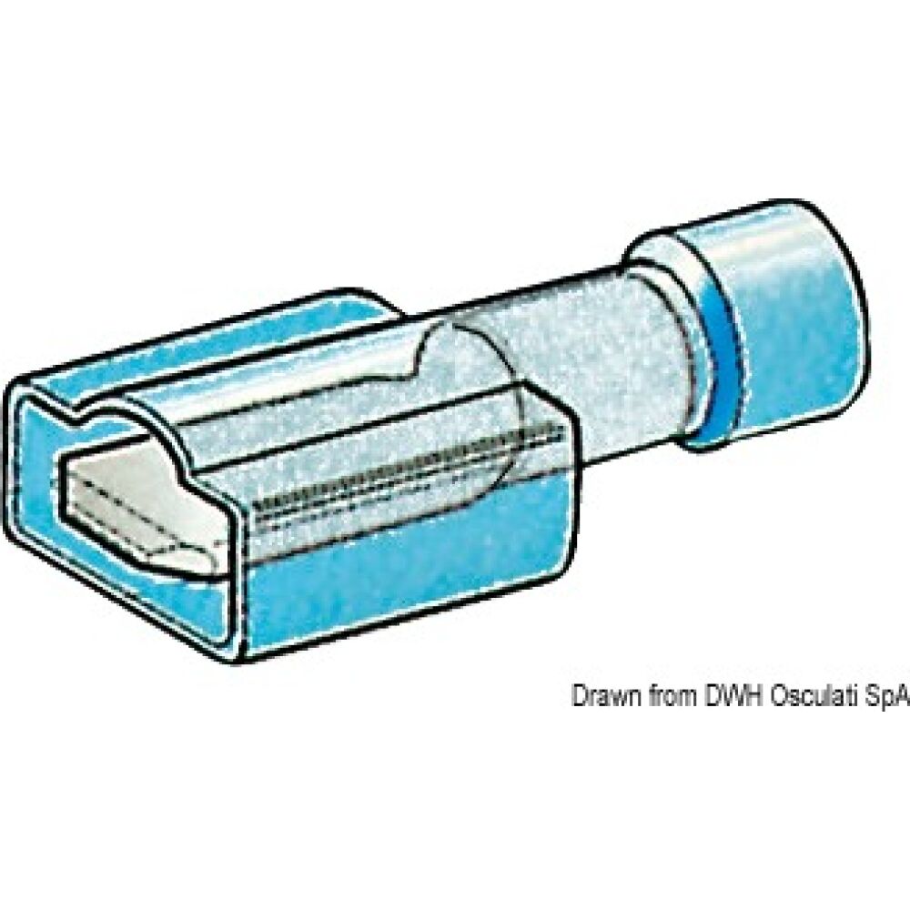 Faston maschio isolati 1-2,6 mm²