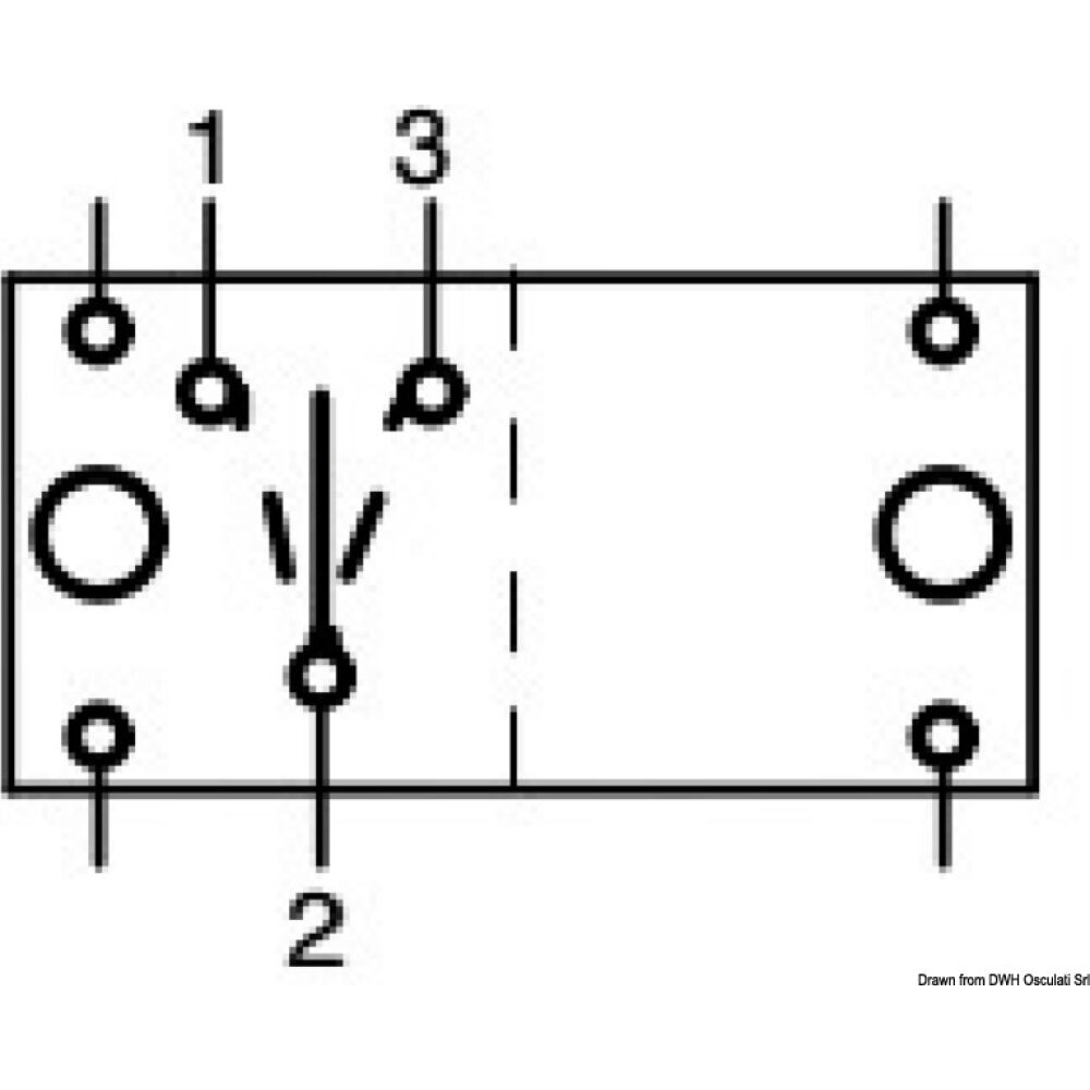 ON-OFF-ON switch 12 V