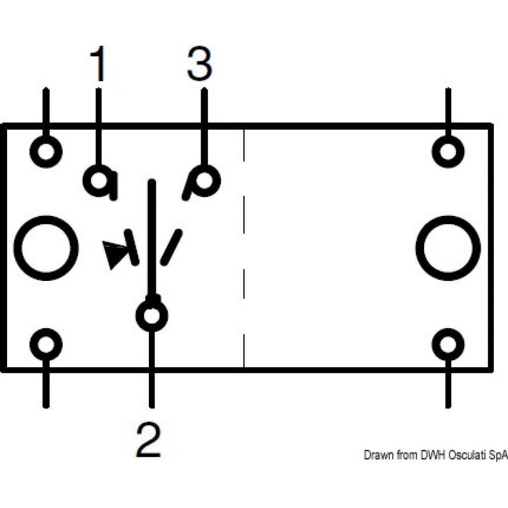 ON-OFF switch N. 2 white bulbs 12 V