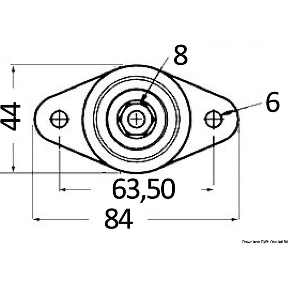 Power post junction Maxi 83 x 44 mm